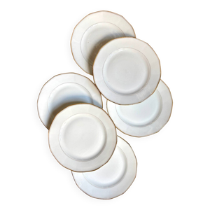 6 assiettes plates CBCie