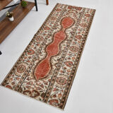 2x6 red & beige turkish runner rug 80x194cm
