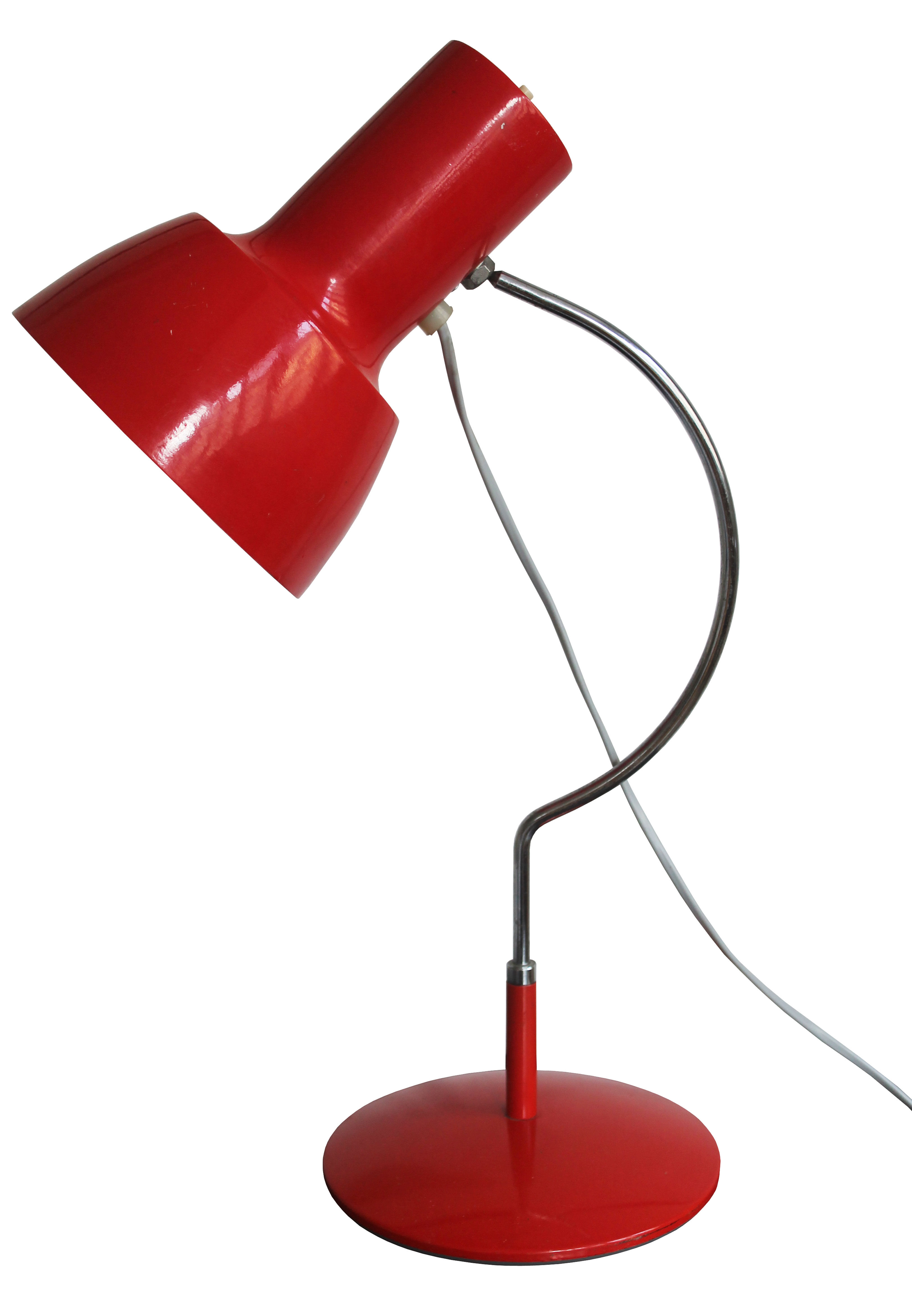 1960's Mid Century Desk Lamp by Josef Hurka