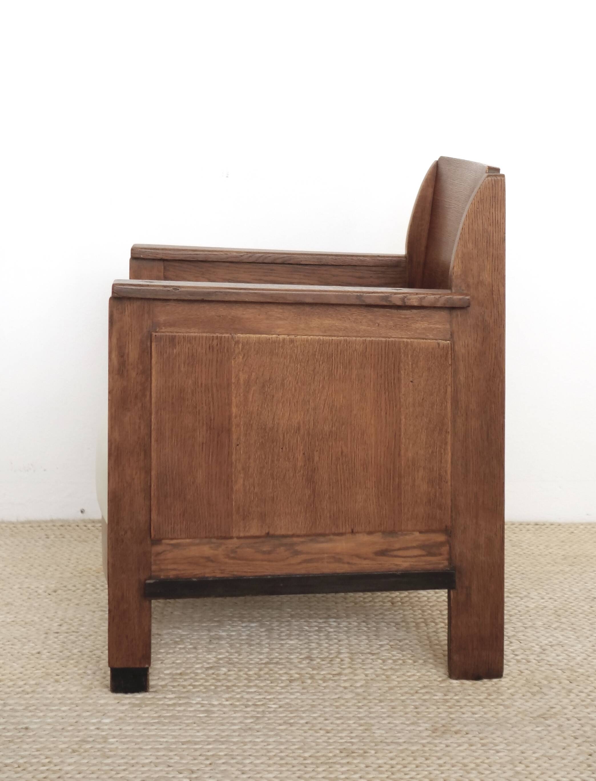 Art Deco armchairs Haagse School the pair