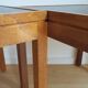 Pair of Mid century Teak and black Top Side Tables 1960s