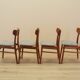 Set of four teak chairs, Danish design, 1970s, made in Denmark