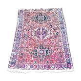 Heriz vintage handmade Oriental carpet 140 x 105 cm