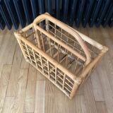 Bamboo magazine rack