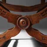 Antique Neo-Renaissance Throne Chair, France 1890s