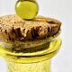 Bubble glass jar with lid, Biot glassware