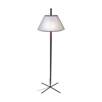 Lampadaire vintage mod G35 en teck et fer par Hans-Agne Jakobsson, Suède Années 1960