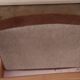 Paire de fauteuils traineau Baumann assise en velours marron