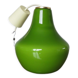 Suspension in green opaline Parscot 1970