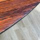 Table à manger ronde Arkana du milieu du siècle en bois de rose brésilien
