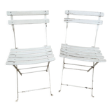 Pair of vintage folding chairs
