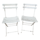 Paire de chaises pliantes vintage