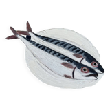 "Two Mackerels on a Plate" by Joseph Rethlin