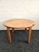 1970s solid larch dining table for four people by Mária Szedleczky - Signed