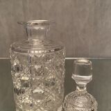 Cut crystal bottle Baccarat Saint Louis