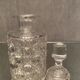 Cut crystal bottle Baccarat Saint Louis