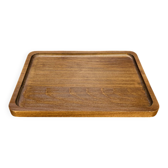 Plateau scandinave vintage en teck