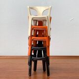 300 Monobloc Decorative Chairs Small by Henry Massonnet for Stamp, France, 1970s, Set of 5