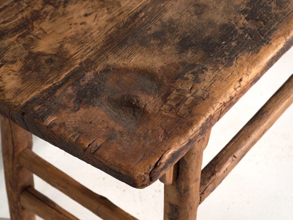 Old pine wood coffee table – China, around 1900
