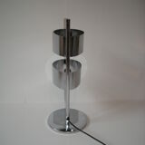 Stainless steel lamp of the 60s - 70s