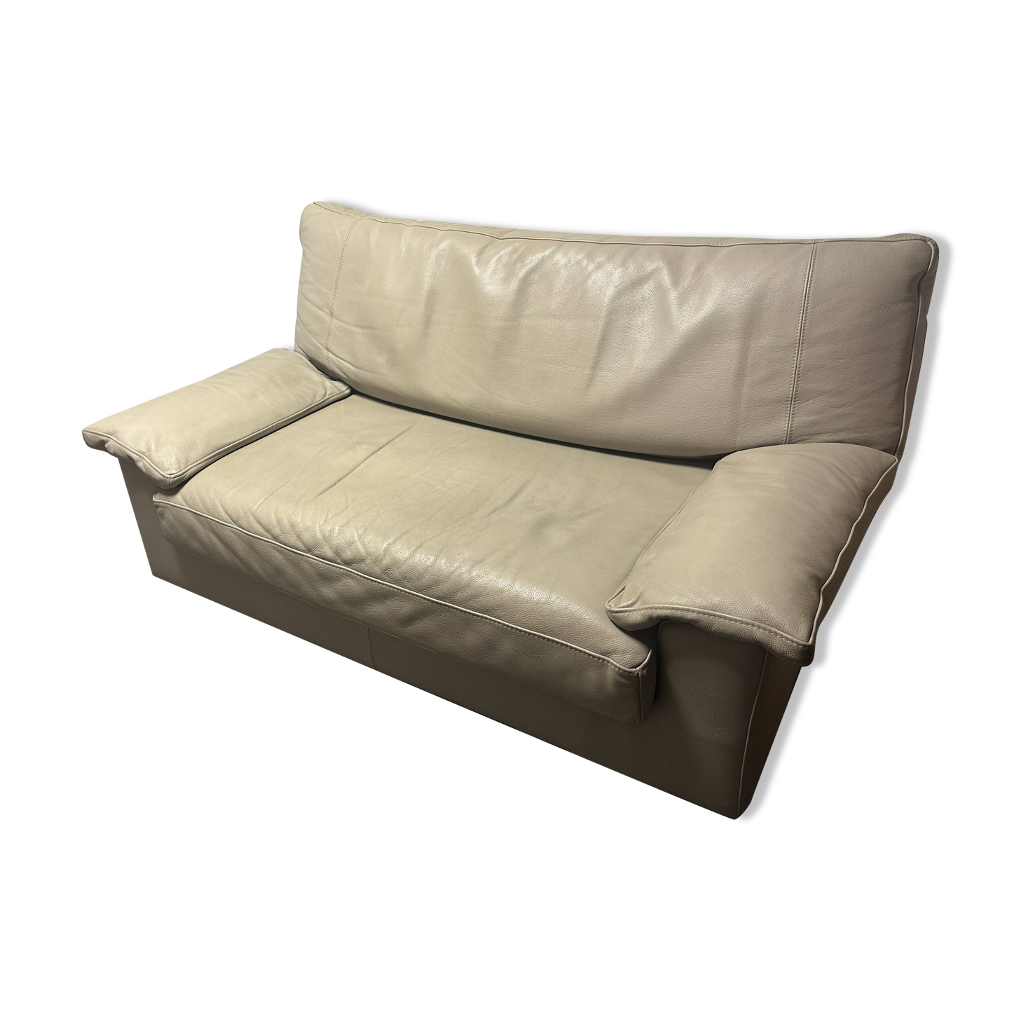 2-seater leather sofa by STEINER