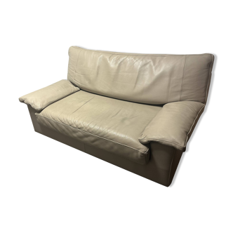 2-seater leather sofa by STEINER