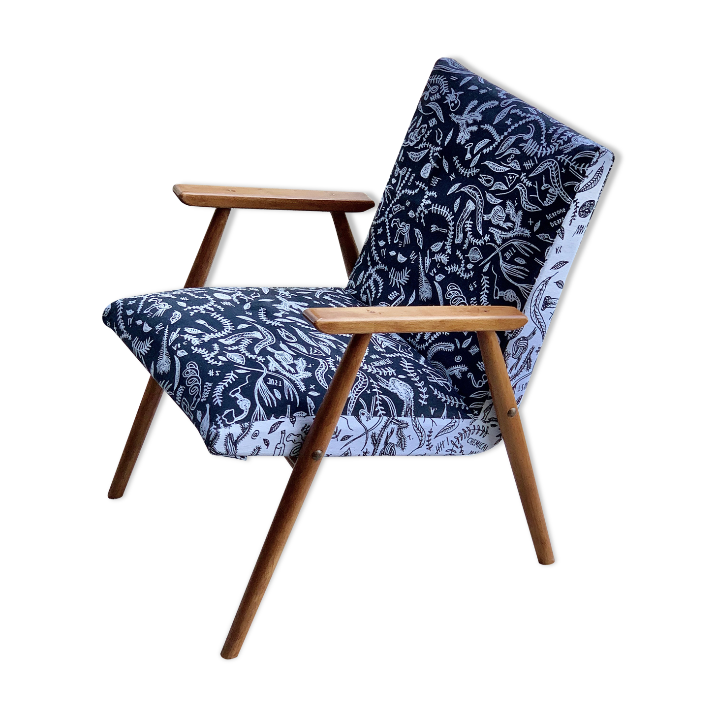 Scandinavian armchair by Tina Schwigebel