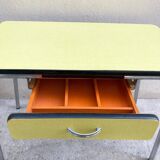 Yellow formica table
