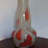 Vase en verre soufflé années 70
