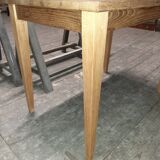 Solid oak side table