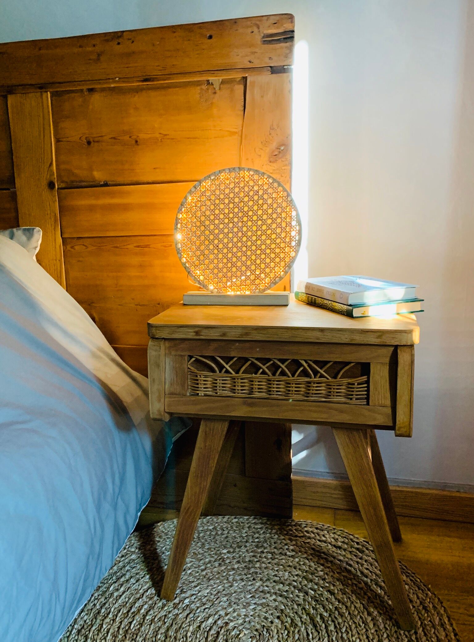 Vintage bedside table