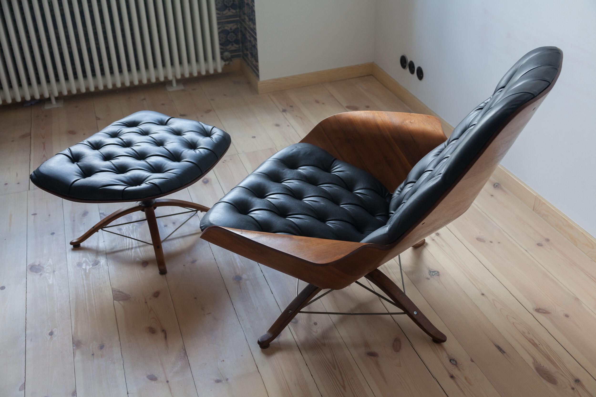 George Mulhauser Mr. Chair with Ottoman, United States 1960