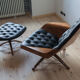 George Mulhauser Mr. Chair with Ottoman, United States 1960
