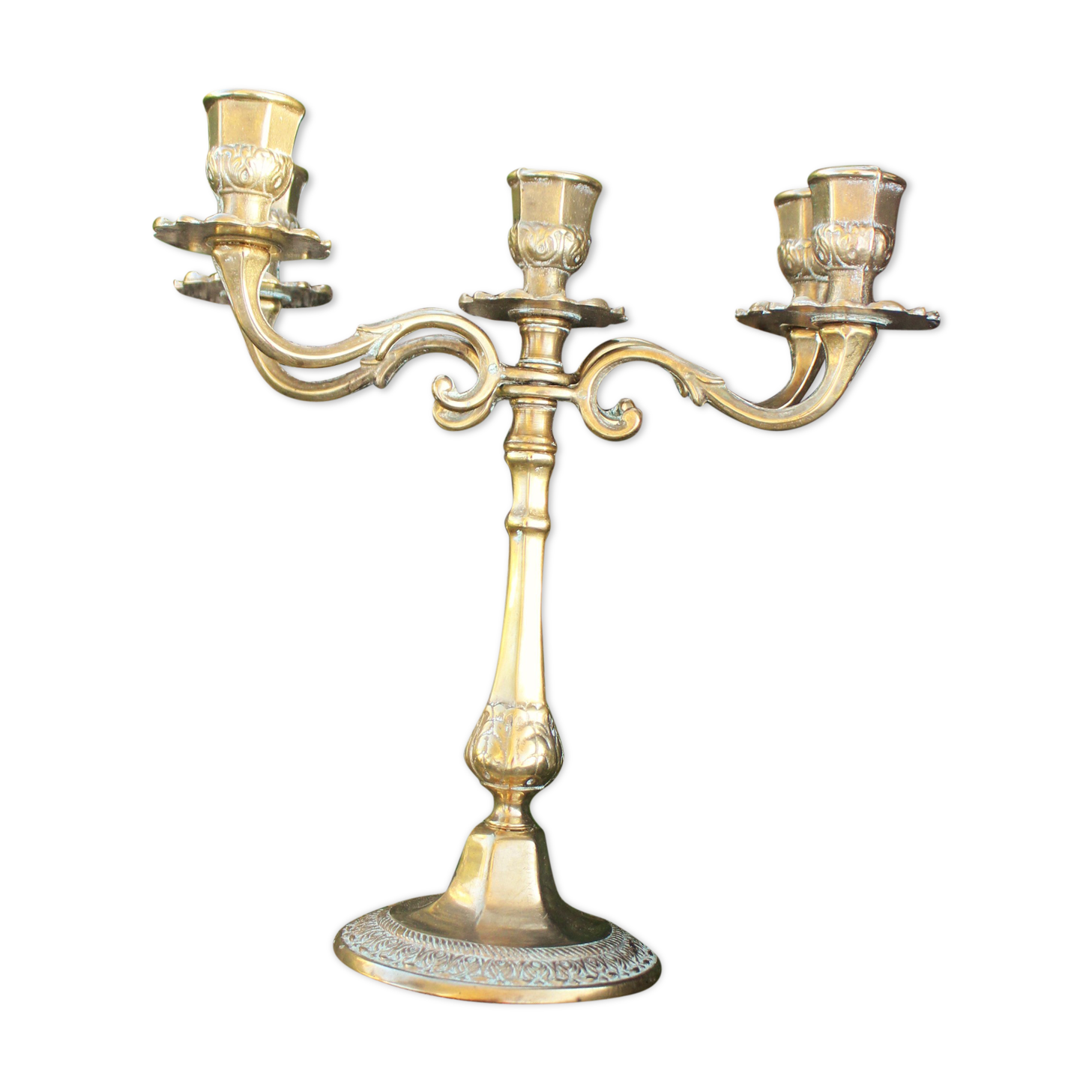 Chandelier brass