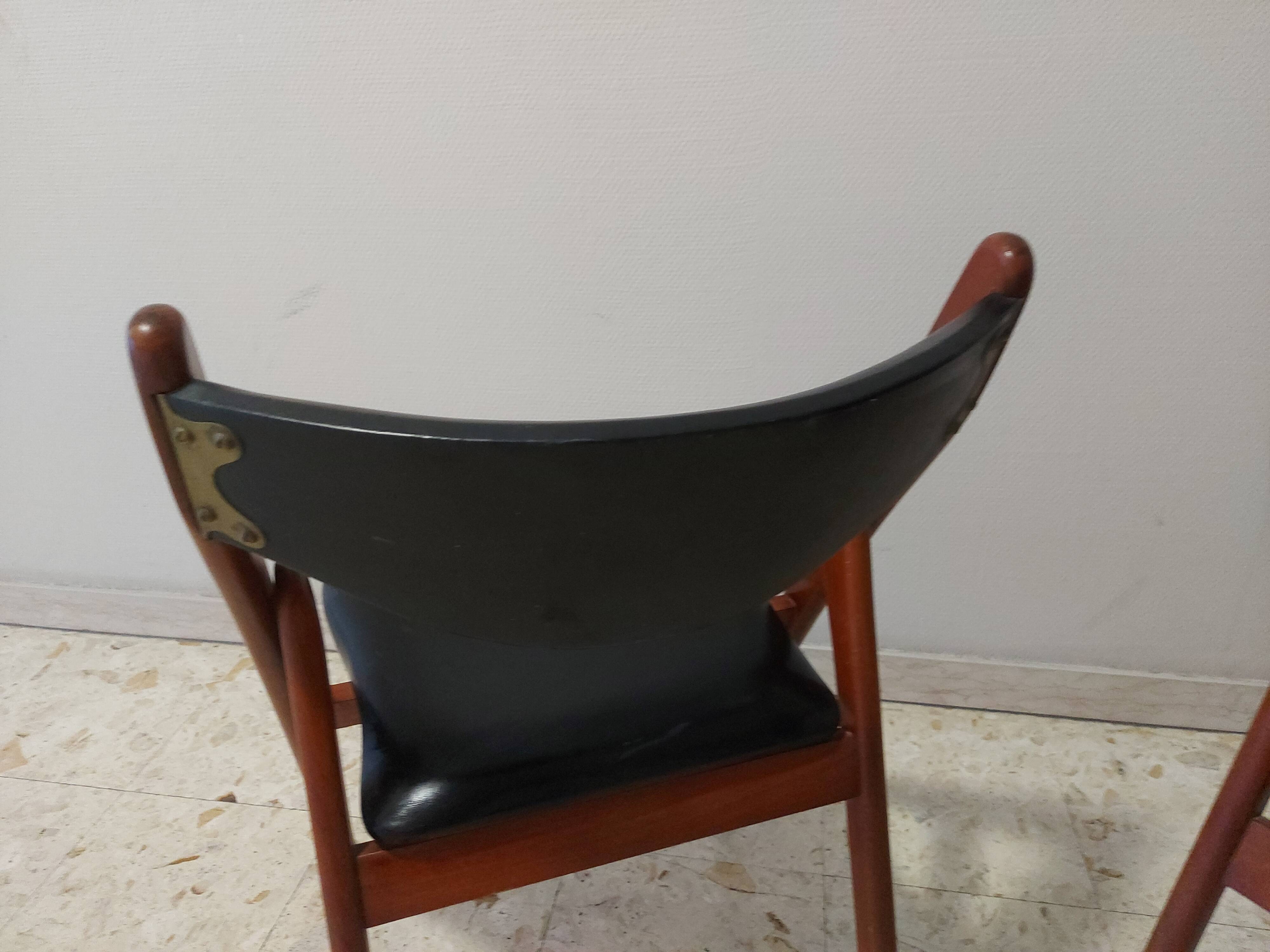 2 vintage folding chairs 50 , 60'S Norquist