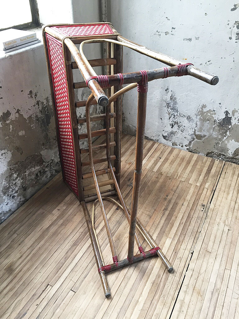 Rattan and rilsan planter