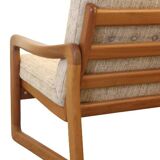 Holstebro deense vintage teak bank 'Karstoff'