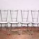 Series of 4 formica chairs