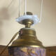 Ceramic and brass lamp