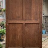 Armoire de notaire en chêne brut massif, 1920