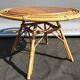 Bamboo and rattan side table