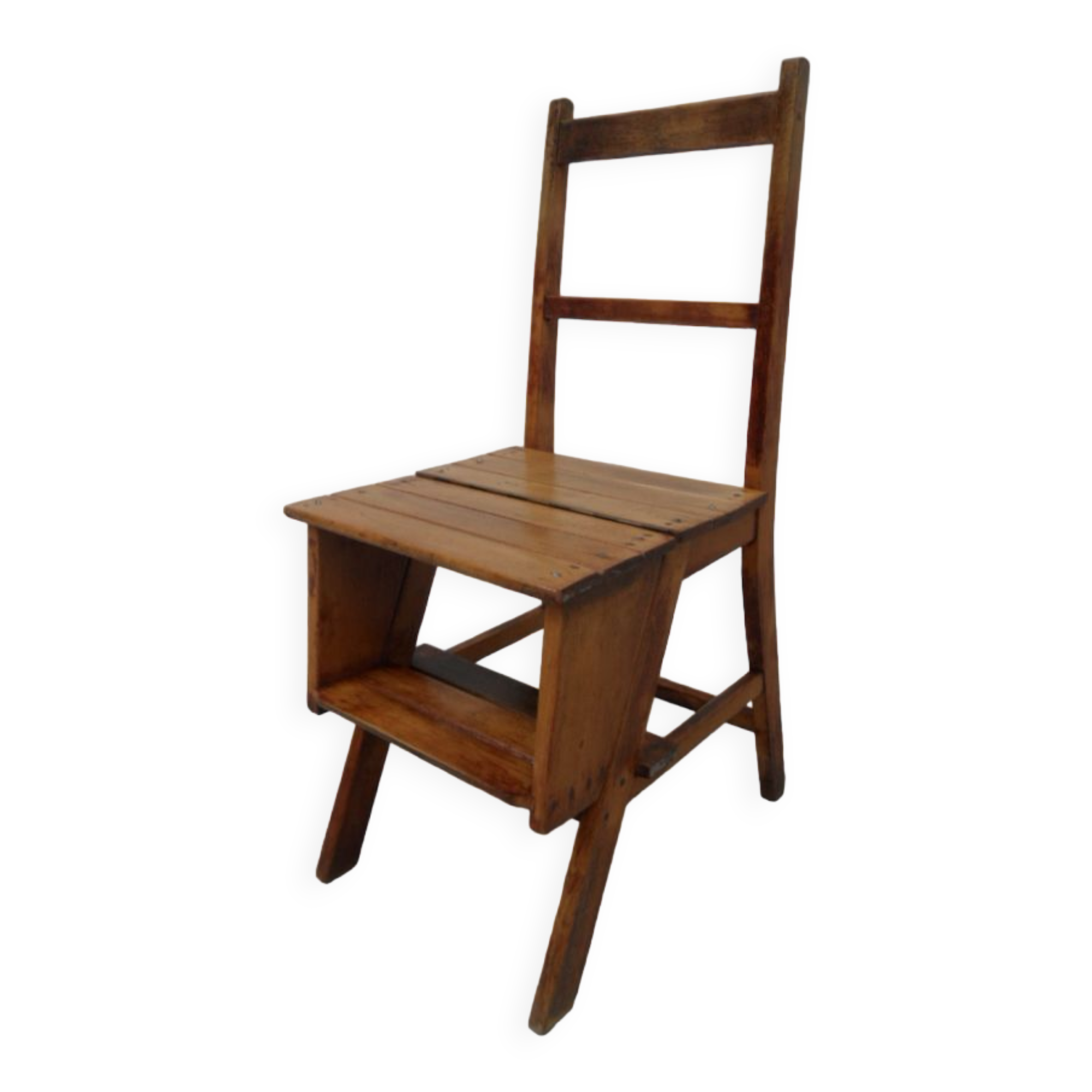 Antique library stairs / chair