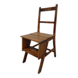 Antique library stairs / chair