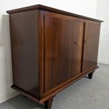 Art Deco style rosewood and sycamore sideboard circa 1950