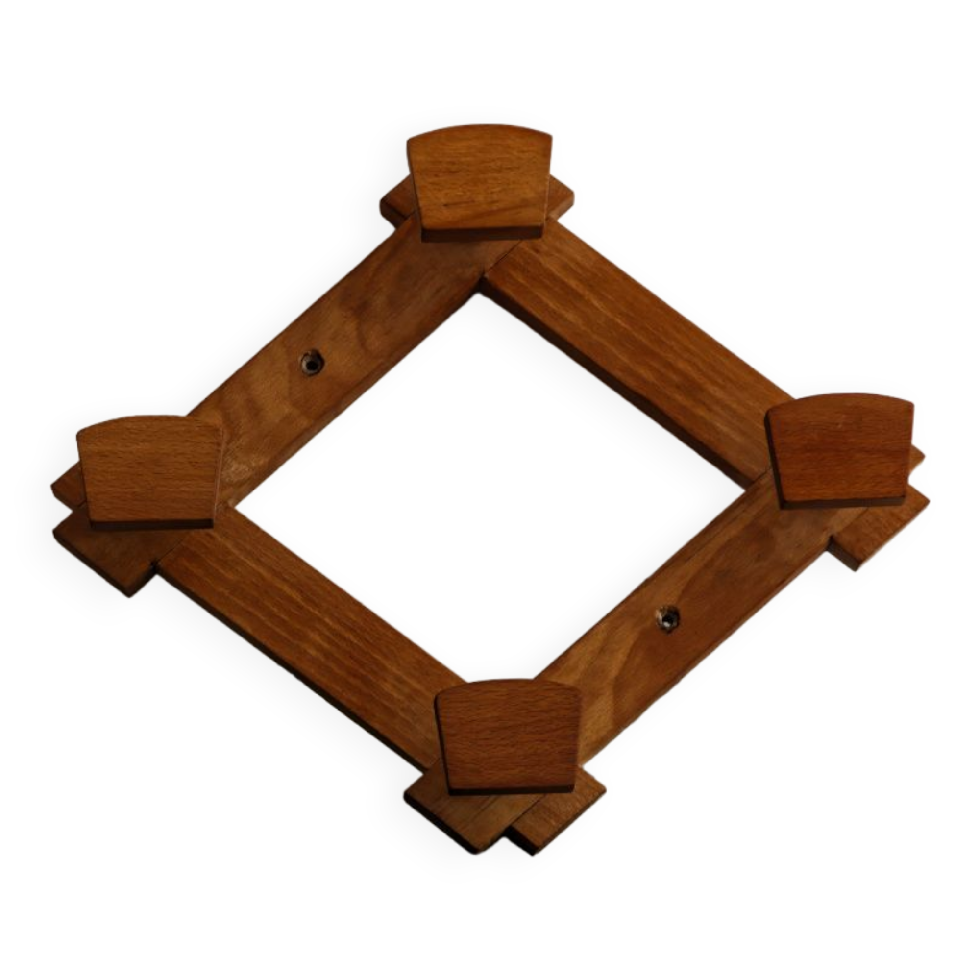 Beech wall coat rack