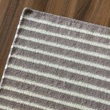 Tapis en laine géométrique fait à la main, paillasson, entrée, côté de lit, tapis traditionnel indien.