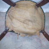 Louis Philippe oak office chair at the end of the 19th century