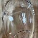 Egg-shaped crystal vase