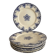 Flat ironstone plates "Rouen" Jules Vieillard Bordeaux