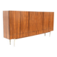 Large vintage rosewood sideboard with 6 doors from the 1960s